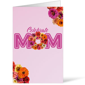 Celebrate Mom Pink Bulletins 8.5 x 11