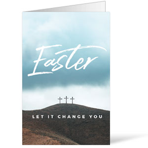 Easter Let It Change You Bulletins 8.5 x 11