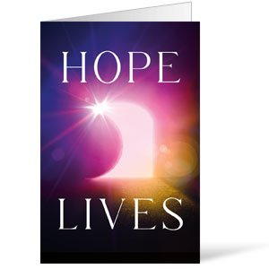 Hope Lives Tomb Bulletins 8.5 x 11