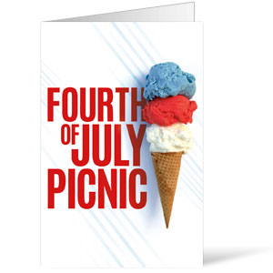 Fourth of July Picnic Bulletins 8.5 x 11
