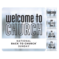 Back to Church Welcomes You Set 