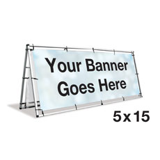 A-Frame Banner Stand - 5x15