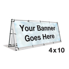 A-Frame Banner Stand - 4x10