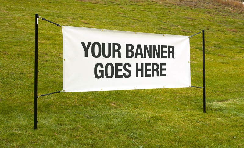 Outdoor Banner Display System Hardware Church Banners Outreach Marketing - Diy Outdoor Banner Stand