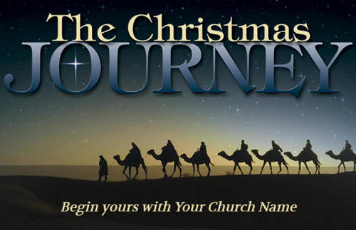 Church Postcards, Christmas, Christmas Journey, 5.5 X 8.5