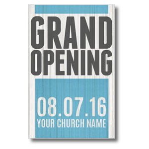 Grand Opening Wood 4/4 ImpactCards