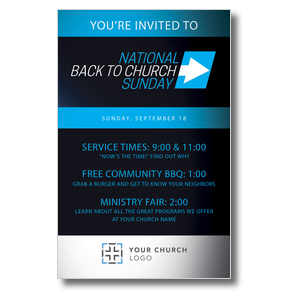 Back to Church Sunday Arrow 4/4 ImpactCards