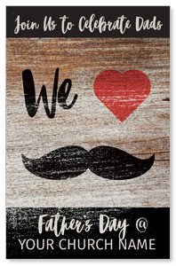 Fathers Day Mustache 4/4 ImpactCards