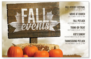 Fall Events Pumpkins 4/4 ImpactCards