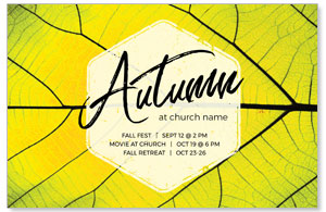 Bright Green Autumn 4/4 ImpactCards