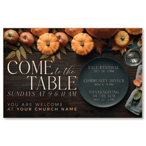Come to the Table Pumpkin 4/4 ImpactCards