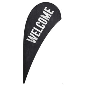 Slate Welcome Indoor Flags