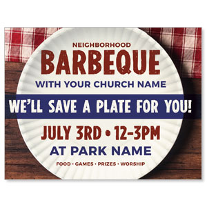 Barbeque Plate ImpactMailers