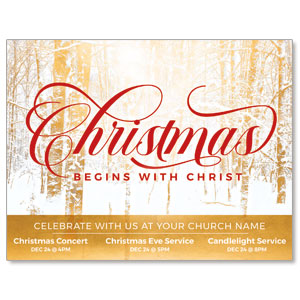 Begins with Christ Trees ImpactMailers