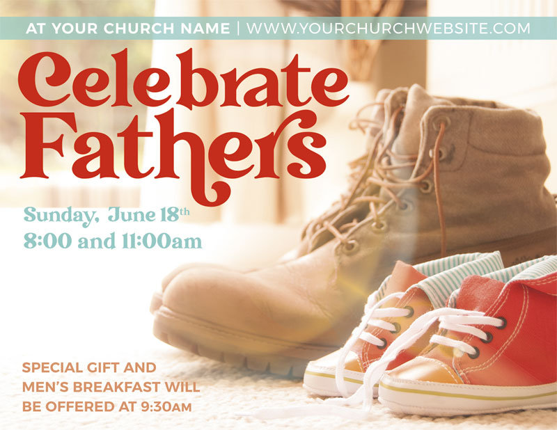 InviteCards, Summer - General, Celebrate Fathers, 4.25 x 5.5