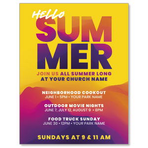 Abstract Summer Events ImpactMailers
