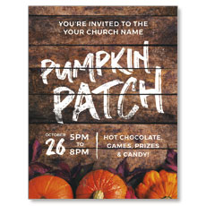Pumpkin Patch Wood Grain 