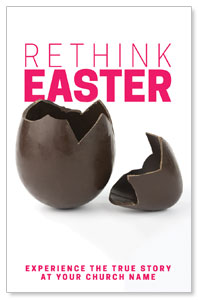 Rethink Easter Chocolate Egg Medium InviteCards