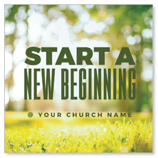 Start New Beginning Green 