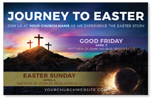 Journey To Easter Medium InviteCards