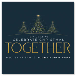 Celebrate Christmas Together 3.75" x 3.75" Square InviteCards