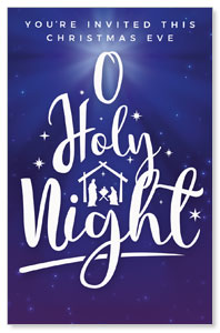 O Holy Night Medium InviteCards