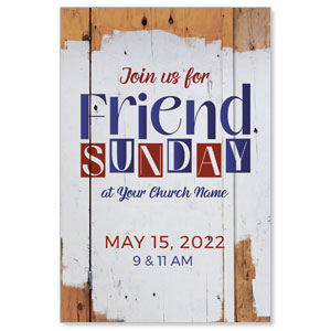 Friend Sunday Join Us Medium InviteCards