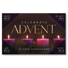 Celebrate Advent Candles 