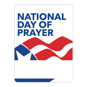 National Day of Prayer Logo Name Badges