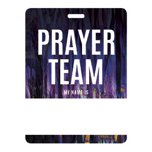 Scatter Prayer Team Name Badges