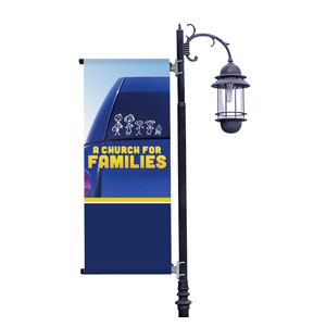 Church for Families Light Pole Banners