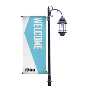 Place to Connect Welcome Light Pole Banners
