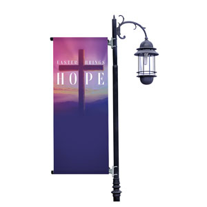 Easter Hope Sunrise Light Pole Banners