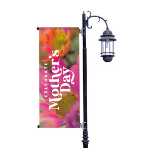 Mother's Day Bloom Light Pole Banners
