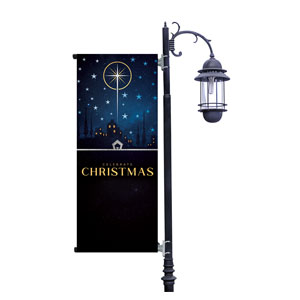 Bethlehem Christmas Star Light Pole Banners