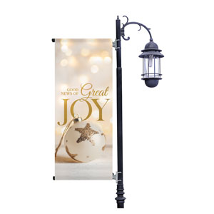 Great Joy Ornament Light Pole Banners