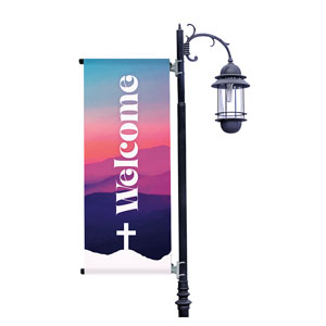 Easter At Mountains Light Pole Banners