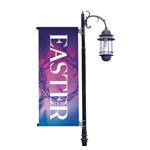 Gradient Crown of Thorns Light Pole Banners