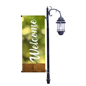 Summer At Table Light Pole Banners