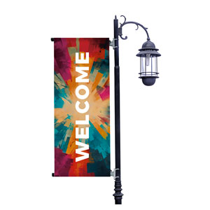 Color Tiles Light Pole Banners