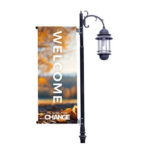 Time For Change Light Pole Banners