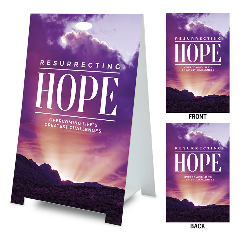 Banners, Easter, Resurrecting Hope, 2' x 3'