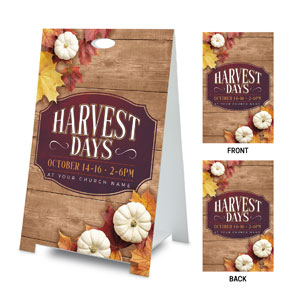 Harvest Days Coroplast A-Frame