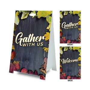 Gather with Us Coroplast A-Frame