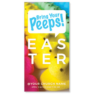 Bring Your Peeps 11" x 5.5" Oversized Postcards