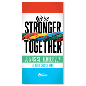 BTCS Stronger Together 11" x 5.5" Oversized Postcards