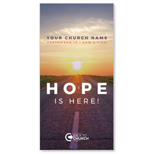BTCS Hope Is Here 11" x 5.5" Oversized Postcards