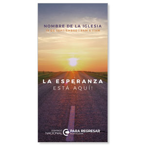 BTCS Hope Is Here Spanish 11" x 5.5" Oversized Postcards