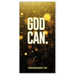 God Can 11" x 5.5" Oversized Postcards