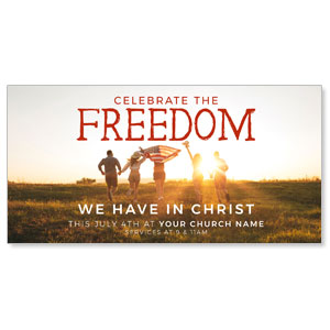 Celebrate the Freedom 11" x 5.5" Oversized Postcards